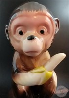 Tilso Japan Monkey With Banana Looking Right