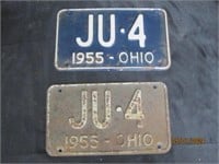 1955 License Plates