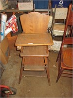 Vintage High chair decor