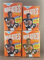 4 Wheaties Walter Payton Football Cereal Boxes