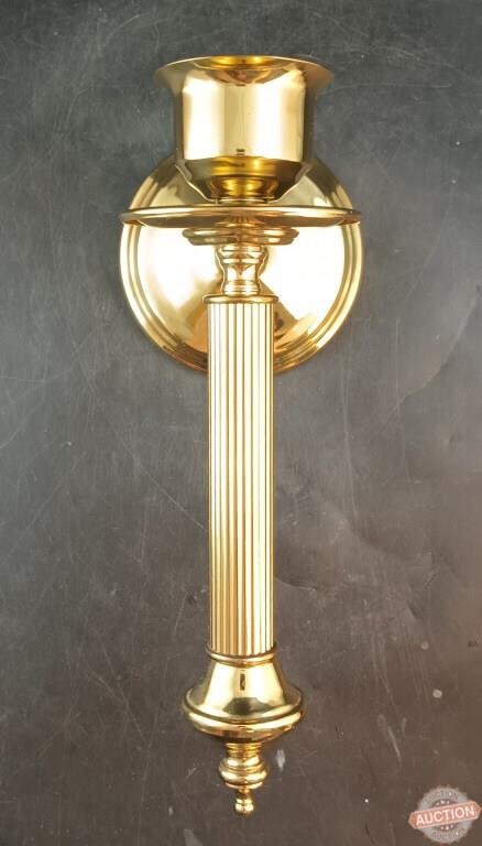 Brass Wall Sconce by Copper Craft