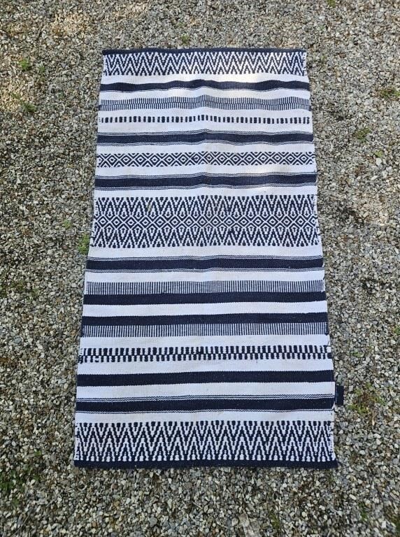 French Connection Handwoven Accent Rug