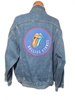 1989 Rolling Stones Denim Jacket With Logo