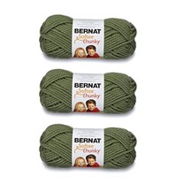 Bernat Softee Chunky Forest Yarn - 3 Pack of