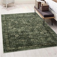 Area Rug 4x6 Vintage Washable Boho Rugs for Bedroo