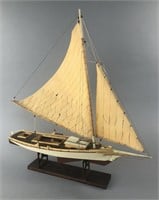 Sailboat Ship Model on Stand