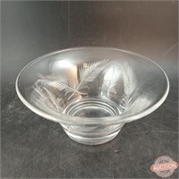Cut Glass 'Dip' Bowl Of Chip N Dip