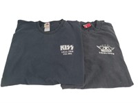 KISS & Aerosmith Crew T-Shirts