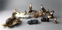 9 Otter Figurines English Scottish Canadian