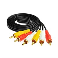 axGear RCA Composite Cable AV Video Audio Wire