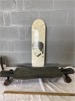 Skateboard and extra board