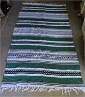 Earth Rags Striped Falsa Mexicana Blanket