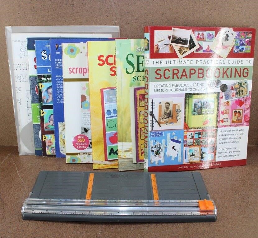 Scrap Booking Crafting Books & Paper Cutter