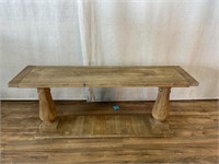 Restoration Hardware Salvaged Wood Console Table