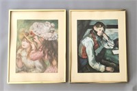 Pair of Framed French Impressionist Pictures