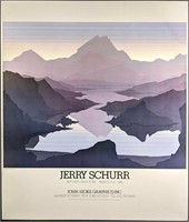 Artist Jerry Schurr New York Art Expo Poster 1980