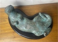 James Siebert Bronze "Sea Otter" Sculpture