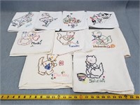 Mix Match Embroidered T- Towels