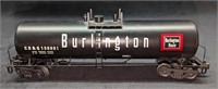 K-Line Burlington O Gauge Aluminum Tank Car