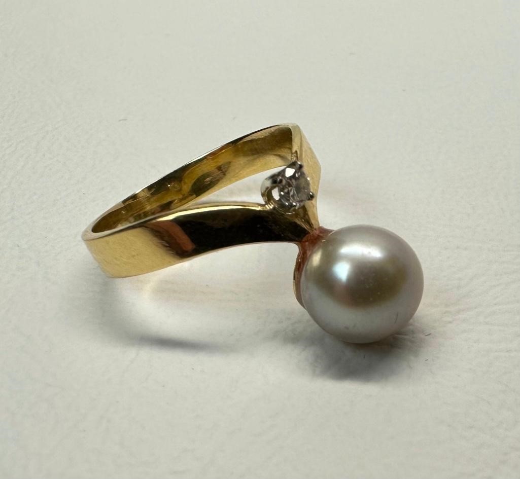 14k Pearl Factory 7mm Tiara Ring