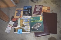 Jeep manual, binders, Atlas, books