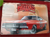 The Dukes of Hazzard Metal Sign 12 x 8" New