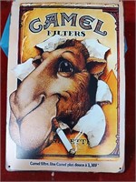 Camel Filters Metal Sign 12 x 8 " NEW