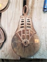 Antique 6" Wooden Pulley