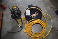 Mechanics light, extension cord