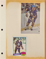 Autographed Hockey Richie Dunn & Tony McKegneyCard