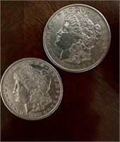 2 VAM Morgan Silver Dollars Uncirculated
