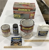 Quickrete Epoxy Garage Floor Coating 3/4-full