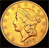 1850-O $20 Gold Double Eagle