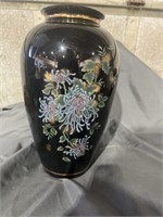 Vintage Asian floral vase
