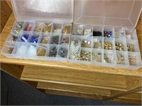 2 Boxes of Beads and Findings