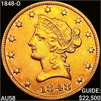 1848-O $10 Gold Eagle