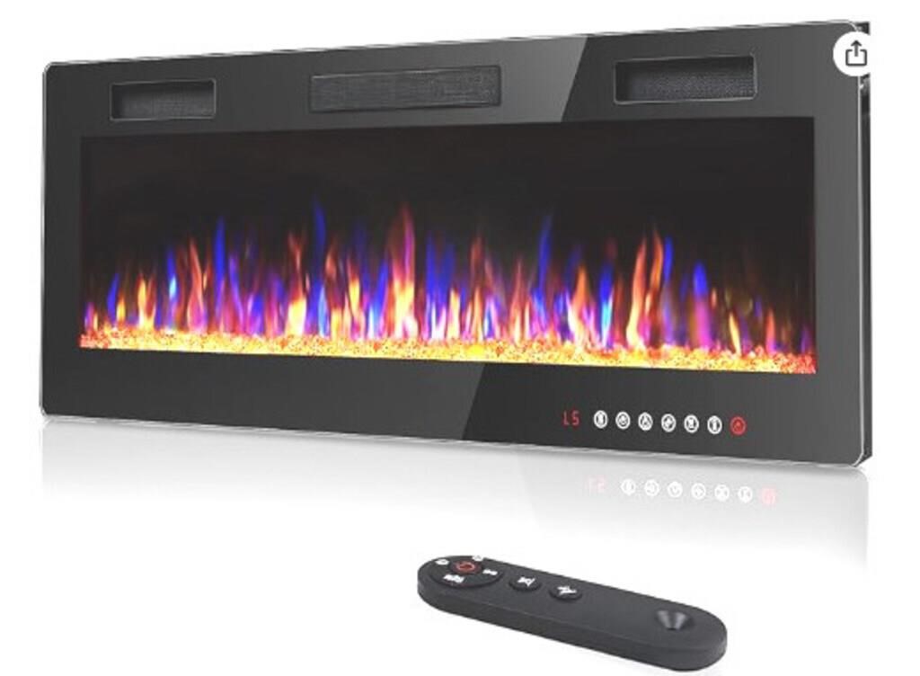 Vitesse 50 Inch Ultra-thin Electric Fireplace