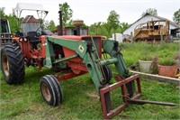 AC185 tractor/JD 146 loader, bucket, etc