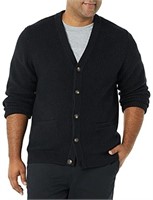 Essentials Men's Long-Sleeve Soft Touch Cardigan