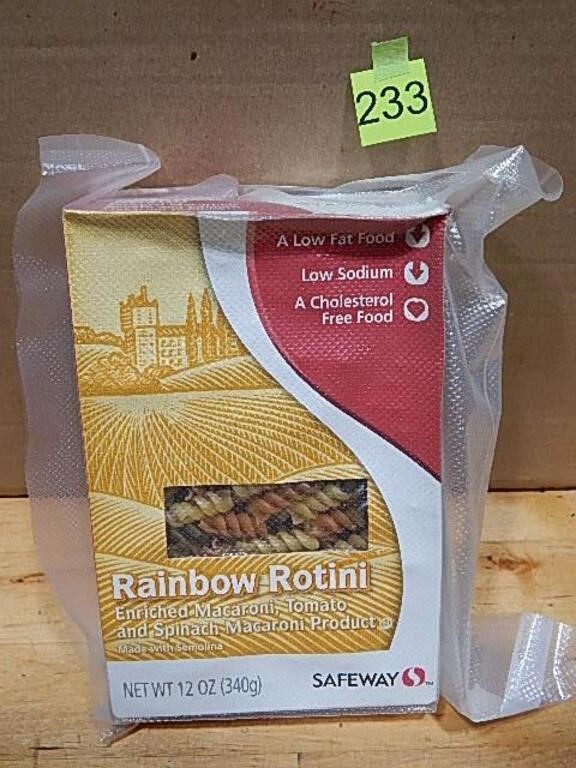 Rainbow Rotini Vacuum Sealed