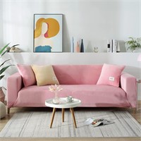 OKYUK Velvet High Stretch Couch Covers for 2 Seate