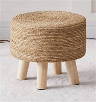 Cpintltr Foot Stool Natural Seagrass Hand Weave