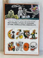 1980s collectible Halloween cushion stickers