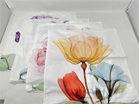 Hexagram Decorative Floral Flower Pillow Covers