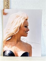 Pamela Anderson Lee signed 8 x 10 photo