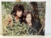Julia Nixon signed 8 x 10 movie still Rambo