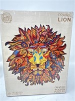 New Jigfoxy Lion King Wooden Puzzle for Adult,