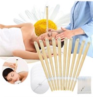 New (2) Ear Candles Wax Removal,1 Ear Cleaning