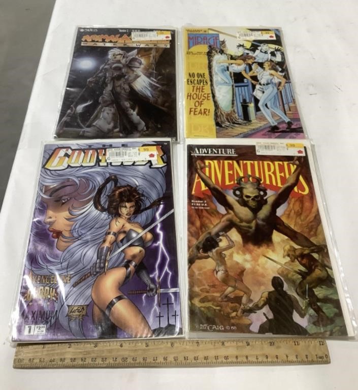 4 Comic books