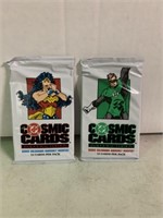 DC Comic Cards Inaugural Edition 2 pack